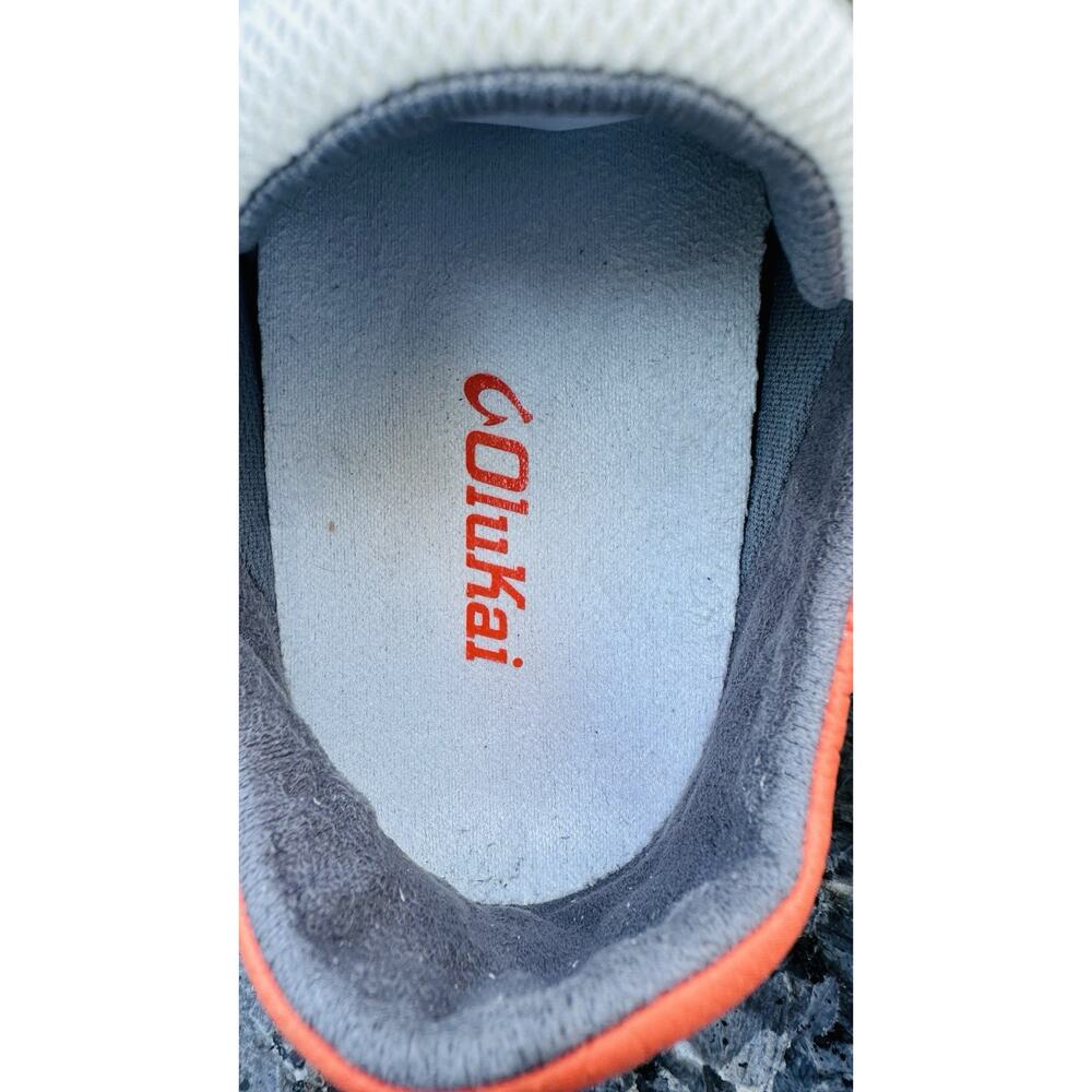 Olukai Punini White Orange Sneakers Mens Size 8 - Picture 14 of 14